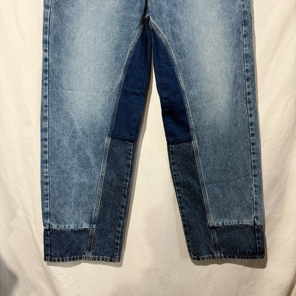 Women’s Patchwork 90’s Baggy Denim Jeans - Picture 2 of 5